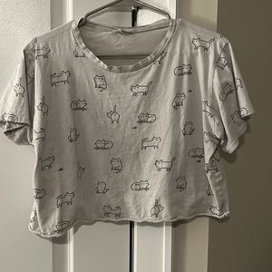 Cat Crop top